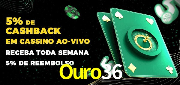 Promoções do cassino ao Vivo Ouro36